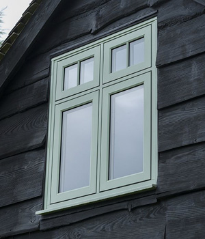 Green sash window